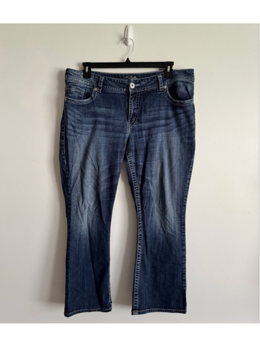 Women's Silver Jeans Suki Boot Cut Jeans Size 20 Blue